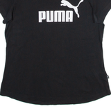 PUMA Womens T-Shirt Black UK 14