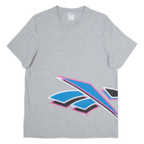 REEBOK Mens T-Shirt Grey M