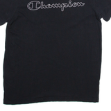 CHAMPION Mens T-Shirt Black S