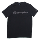 CHAMPION Mens T-Shirt Black S