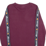 ELLESSE Womens T-Shirt Maroon Long Sleeve UK 4