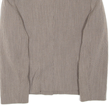 Womens Blazer Coat Grey Striped M