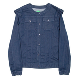 BENETTON Womens Denim Jacket Blue S