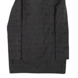 GUESS Womens Jacket Black Geometric UK 6