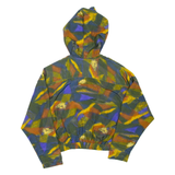 GAMINE Lightweight Mens Jacket Green Hooded Crazy Pattern L