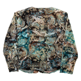 HOROSCOP Lightweight Womens Jacket Green Paisley M