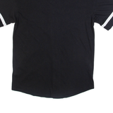 REEBOK Baseball Mens Jersey Black USA Button Neck S