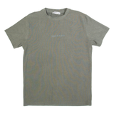 CALVIN KLEIN JEANS Womens T-Shirt Green Crew Neck M