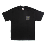 HANES Nirnaeth Mens T-Shirt Black Crew Neck L