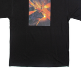 HANES Nirnaeth Mens T-Shirt Black Crew Neck L