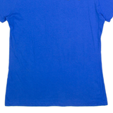 GILDAN Carlo Womens T-Shirt Blue L