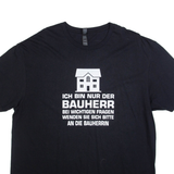 Bauherr Mens T-Shirt Black XL