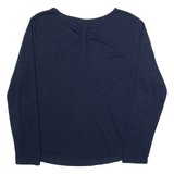 JACK WOLFSKIN Mens T-Shirt Blue Long Sleeve M
