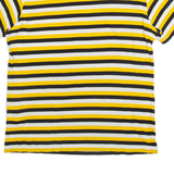 CHAMPION Striped Mens T-Shirt Yellow S