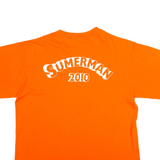 Superman Mens T-Shirt Orange M
