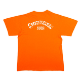 Superman Mens T-Shirt Orange M
