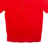 XWAVE Cycling Mens Jersey Red 1/4 Zip XL