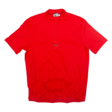 XWAVE Cycling Mens Jersey Red 1/4 Zip XL