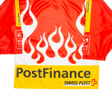 OCHSNER Swiss Ice Hockey Mens Jersey Red 3/4 Sleeve V-Neck S