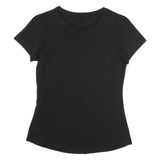 PUMA Womens T-Shirt Black UK 6