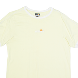 ELLESSE Womens T-Shirt Yellow S