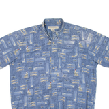 MUNSINGWEAR Fishing Mens Shirt Blue M