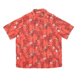 PARADISE COLLECTION Mens Shirt Red Check L