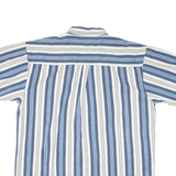 Mens Shirt Blue Striped L
