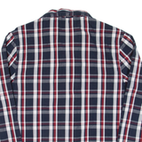 TOMMY HILFIGER Mens Shirt Blue Check Long Sleeve M