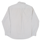 DOCKERS Mens Shirt Beige Check Long Sleeve L