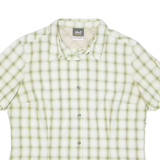 JACK WOLFSKIN Womens Shirt Green Check UK 16
