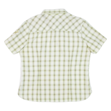 JACK WOLFSKIN Womens Shirt Green Check UK 16