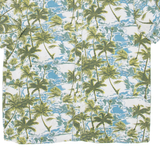 YES OR NO Mens Hawaiian Shirt Blue Floral M