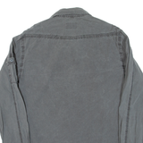 LEE COOPER Mens Plain Shirt Grey Long Sleeve L