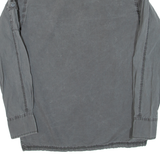 LEE COOPER Mens Plain Shirt Grey Long Sleeve L