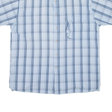 WRANGLER Mens Shirt Blue Check L