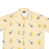 BUNDABERG Ginger Beer Mens Shirt Yellow S