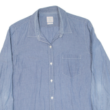 GAP Womens Plain Shirt Blue Long Sleeve M