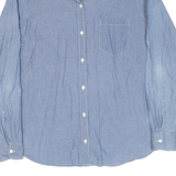 GAP Womens Plain Shirt Blue Long Sleeve M