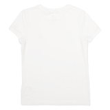 ADIDAS Womens T-Shirt White UK 12
