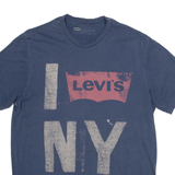 LEVI'S New York Mens T-Shirt Blue M