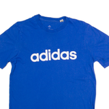 ADIDAS Mens T-Shirt Blue S