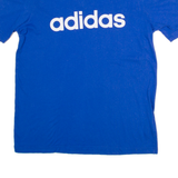 ADIDAS Mens T-Shirt Blue S
