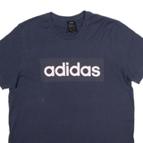 ADIDAS Mens T-Shirt Blue M