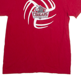 ADIDAS Indiana University Kokomo Cougars Mens T-Shirt Red USA Crew Neck M