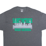 CHAMPION St Patrick High School Mens T-Shirt Grey USA Crew Neck XL