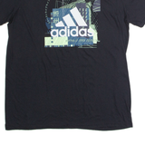 ADIDAS Mens T-Shirt Black Crew Neck M