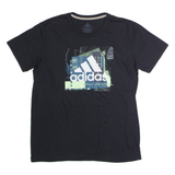 ADIDAS Mens T-Shirt Black Crew Neck M