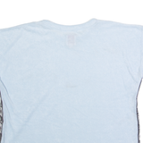 JUICY COUTURE Towelling Womens T-Shirt Blue Crew Neck XL