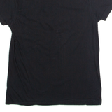 NIRVANA Womens Band T-Shirt Black Crew Neck M